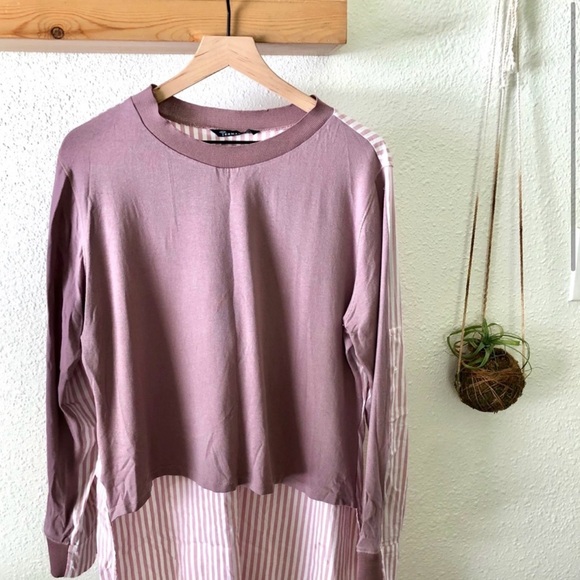 Ermanna high low colorblock top - Picture 3 of 6